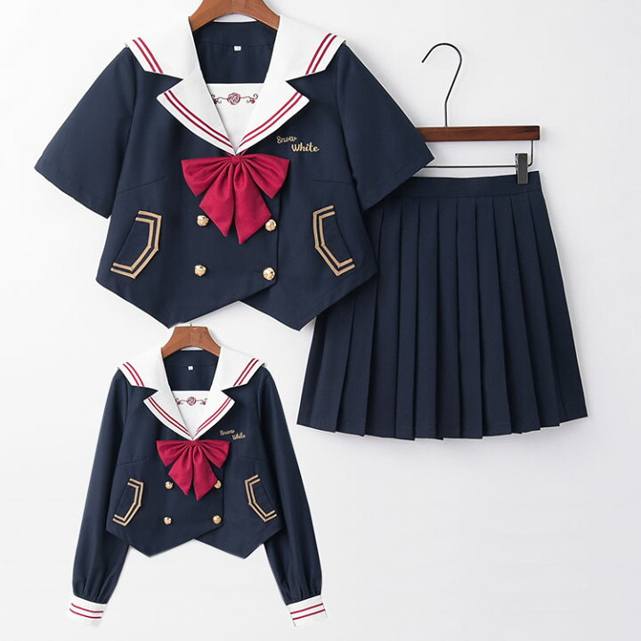 楽天市場】【送料無料】セーラー服 3点セット女子高校 コスプレ 上下  