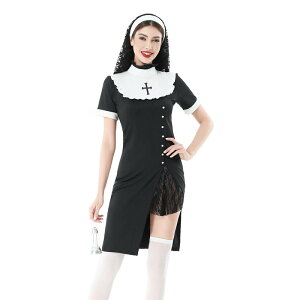 ハロウィン コスプレ 仮装 シスター ハロウィンコスプレ 大人 女性 可愛い 大きいサイズ セクシー レディース 修道院 修道女 修道士 聖女 牧師 かわいい 衣装 コスチューム ハロウィン仮装