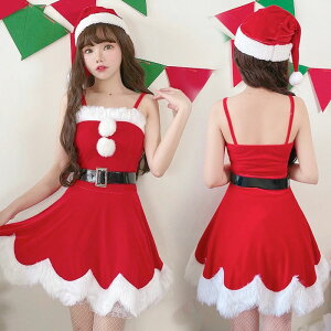 サンタコスプレ クリスマス コスプレ コスチューム サンタクロース サンタコス サンタコスチューム レディース サンタ衣装 セクシー パーティ ワンピース ドレス サンタガール 年末年始