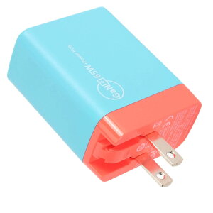 OLED�p�X�C�b�`�p65W�d�͂̍����[�d�h�b�N�[�d��A�_�v�^�[ 4K 60Hz HD�o�� �܂肽���ݎ��v���O PD QC�Ή� (�Ԑ�)