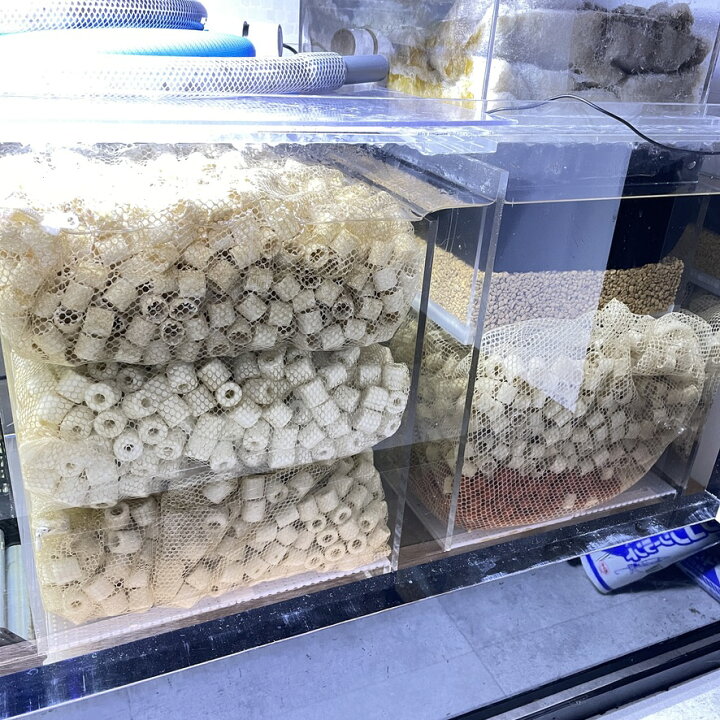 楽天市場】【スピード出荷】濾過リング セラミックリング ネット付き 5  