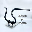 【スピード出荷】バイク ハンドル ブラック くねり Ｚバーハンド...