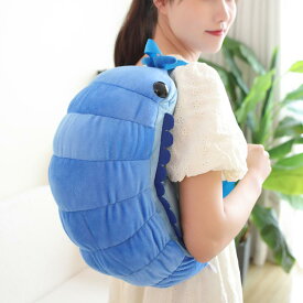 クッション 枕 ふわふわ 男の子 女の子 インテリア おもちゃ ぬいぐるみ 人形 かわいい ベビー 赤ちゃん 子供 プレゼント おすすめ 誕生日 ギフト クリスマス 贈り物 出産祝い 虫 ダンゴムシ リュックサック バッグ 収納