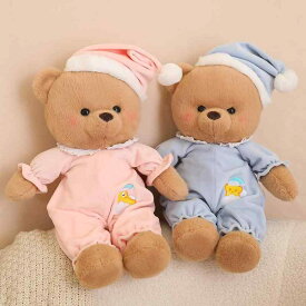 クッション 枕 ふわふわ 男の子 女の子 インテリア おもちゃ ぬいぐるみ 人形 かわいい ベビー 赤ちゃん 子供 プレゼント おすすめ 誕生日 ギフト クリスマス 贈り物 出産祝い テディベア クマ 動物 アニマル パジャマ 寝室