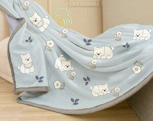 寝具 毛布 ブランケット インテリア 暖かい 春夏 秋 冬 かわいい おしゃれ エアコン カバー 薄手 厚手 多機能 オール シーズン 昼寝 イラスト キッズ 子供 女性 レディース 花 犬 うさぎ 動物