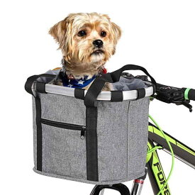 犬 猫 キャリー ペット 外出 バッグ ポータブル 運ぶ 外出 自転車 カゴ バスケット 折りたたみ シンプル おしゃれ かわいい トート フロント