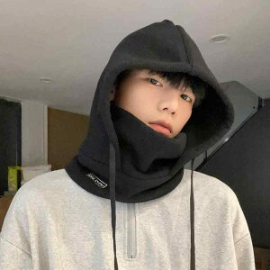 秋冬 メンズ ファッション 男性 紳士 おしゃれ かっこいい モテる おすすめ 韓国 帽子 マスク マフラー フード 防風 暖かい 防寒 アウトドア 裏起毛 シンプル カジュアル 高級