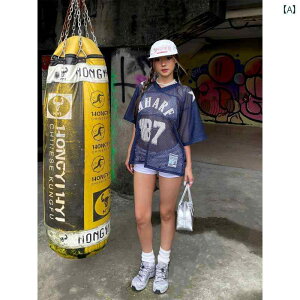 メンズ ファッション 春夏 秋冬 かっこいい オシャレ モテ 男性用 紳士服 服 韓国 シンプル 大人 夏用 アメリカン ジャージ フィット ラージ メッシュ ホロー 男女兼用 プリント