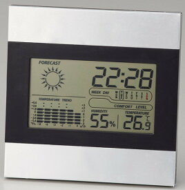 多機能時計 ウェザークロック　グランド 記念品 粗品 販促 ノベルティ ばらまき 置時計 掛時計 温度計 湿度計 天気予報