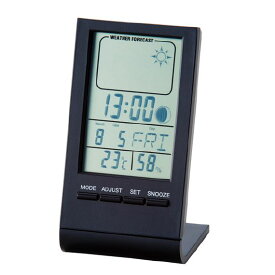 多機能デジタル時計 ウェザースリムクロック 記念品 粗品 販促 ノベルティ ばらまき 置時計 月相 温度計 湿度計 天気予報
