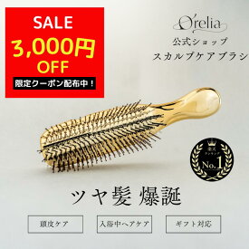【3000円OFFクーポン配布中！】高評価★4,76 Orelia®︎【公式】 ヘアブラシ スカルプケアブラシ くし ブラシ スカルプ 防水 ツヤ髪 美髪 ヘアケア 頭皮ケア 艶髪 シャンプーブラシ トリートメントブラシ インバス パサつき 髪の匂い さらさら プレゼント シャンプー