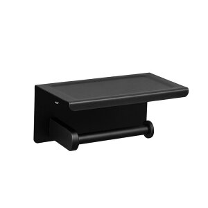 トイレットペーパーホルダー ステンレス製 ペーパータオルホルダー 浴室 トイレ スマホ置き 鏡面 磨き