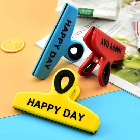 封口クリップ 食品用 密封クリップ 防湿 鮮度保持 キッチン用品(x10)