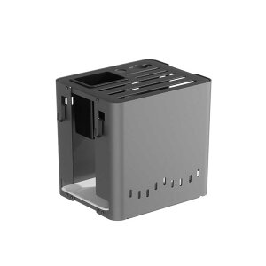 キッチン収納 ステンレス製 ラック 多機能 カトラリー 調理器具 壁掛け式 ナイフスタンド 箸立て グレー ホワイト ブラック