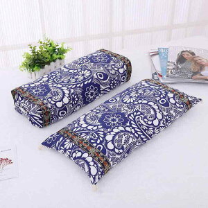 枕 レディース ?椎枕 草花枕 柏の種 側柏の殻 高さ調整可能 コットン