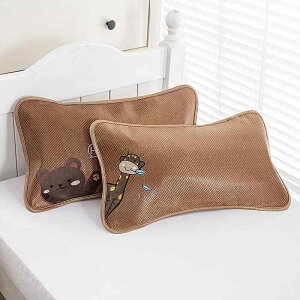 ベビー枕 接触冷感 蕎麦殻枕 子供用 涼感枕 幼稚園児 赤ちゃん用 骨型枕 44×27cm 50×30cm 洗える枕カバー付き