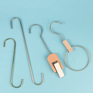 S字フック ロング 多用途 ステンレス製 S字 汎用フック デニム ジーンズ バッグ 鞄 金属製 sフック 服 収納 クローゼット 整理 シルバー(x10)