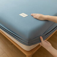 ベッドカバー 100%コットン 綿100％ ベッドシーツ マットレス保護カバー 無地 90×200cm 100×200cm 120…