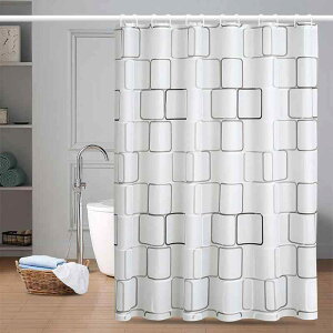 シャワーカーテン PE防水布 半透明 防カビ 浴室 間仕切り 混色 ランダム 18m 18m 18m 2m ホテル