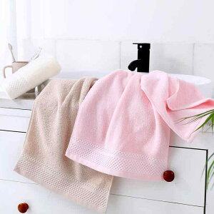 タオル ベビー 赤ちゃん 新生児 大人用 綿 吸水性 柔らかい ベージュ ピンク系 薄茶色 35cm×75cm