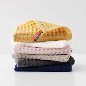 タオル レディース メンズ ガーゼ ワッフル 織り ハンカチ ミニタオル やわらか 吸水 コットン 綿 約34×34cm 普段使い