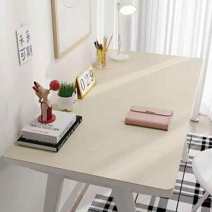 テーブルクロス PVC製 防水 防油 学生 学習机 勉強机 デスクマット 無地 シンプル モダン ベージュ ホワイト グレー グリーン ブラック ブルー ブラウン ピンク オレンジ