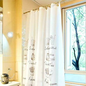 カーテン シャワーカーテン 間仕切り PEVA 厚手 防水 防カビ 浴室 183 183cm(x2)