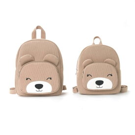 リュック キッズ かわいい カートゥーン コーデュロイ ぬいぐるみ アニマル クマ ベア 通学 遠足