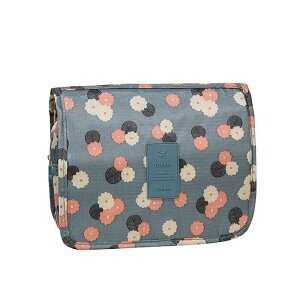 洗漱ポーチ レディース 防水 旅行用 フック付き 大容量 多機能 化粧ポーチ カジュアル 小物 整理 収納 紺色 星柄(x2)