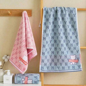 タオル レディース メンズ カップル 74 34cm 綿 全面パイル ジャガード織 吸水速乾 柔らか ふわふわ 厚手 家庭用 普段使い 洗顔タオル