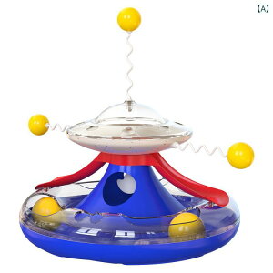 猫 おもちゃ 玩具 猫用おもちゃ ぐるぐるタワー ボール 猫じゃらし 猫トンネル パステルカラー(x5)