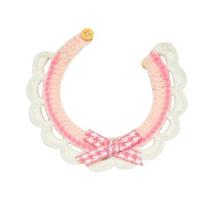 猫 首輪 かわいい 猫用 スタイ チョーカー 犬 ペット 飾り 千鳥格子 リボン やわらかい ピンク系 ブルー グリーン ブラウン XS S M L