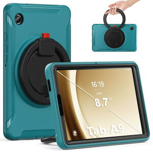 �^�u���b�g�P�[�X Samsung Tab A9 87 X110 X115 �X�^���h�@�\�t�� PC�f�� �ϏՌ� �����h�~ ���h�~ �u���b�N ���b�h �u���[ �I�����W �s���N �O���[��3