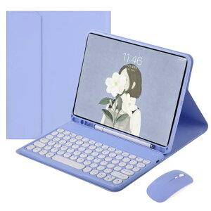 iPad �ی�P�[�X �L�[�{�[�h�t�� �y���z���_�[�t�� Bluetooth ���C�����X �L�[�{�[�h �}�E�X �Z�b�g 11�C���` iPad Pro 11 iPad Air6/Air4/Air5 109�C���` iPad7/8/9 102�C���`/Air3/
