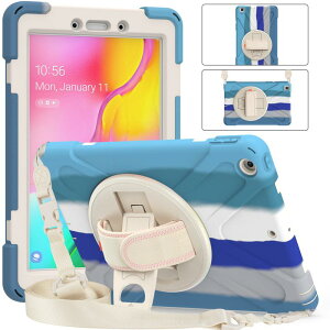 �^�u���b�g�P�[�X �X�^���h�@�\�t�� �V�����_�[�X�g���b�v�t�� Samsung Tab A 80 T290 T295 2666cm �����h�~ �ϏՌ�3