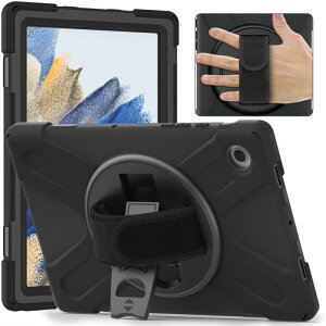 �^�u���b�g�P�[�X Samsung Tab A8 105 X200 X205 ��] �X�^���h �X�g���b�v�t�� PC TPU �ϏՌ� �����h�~ ���@�\ �S�ʕی�3