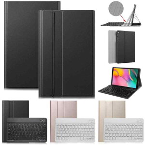 �^�u���b�g�P�[�X Samsung Tab A 80 T290 T295 ���p Bluetooth �L�[�{�[�h�t�� ���U�[�P�[�X �J�o�[ �X�^���h�@�\ �ϏՌ� �r�W�l�X �V���v�� ���[�Y�S�[���h �u���b�N �_�[�N�u���[