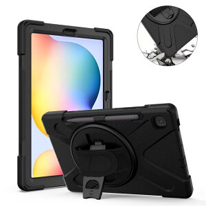 �^�u���b�g�P�[�X �X�^���h�@�\�t�� Samsung Galaxy Tab S6 Lite P610 P615 360�x��] �����h�~ �ϏՌ� �n�[�hPC �V���R�� ���� �� �� �� �� �� �I�����W ���[�Y���b�h