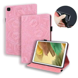 �^�u���b�g�P�[�X Samsung Tab A7 Lite T220 T225 84�C���` �X�^���h�@�\ �J�[�h���[ ���B���e�[�W�� ���U�[�� �s���N ���b�h �p�[�v�� �u���b�N �u���E��3