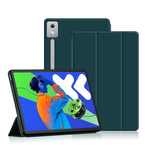 �^�u���b�g�P�[�X Lenovo ���VPad Pro127 ��� Idea Tab Pro127 �J�o�[ �X�^���h�@�\�t�� �t�F�C�N���U�[ �ϏՌ� �r�W�l�X �u���b�N �O���[�� �O���[