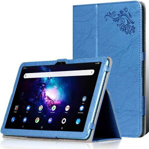 �^�u���b�g�P�[�X chuwi hipad air 103�C���` 3433cm �ėp�^ �t���b�v�� �X�^���h�@�\�t�� PU���U�[ �ϏՌ� �u���[ �u���b�N