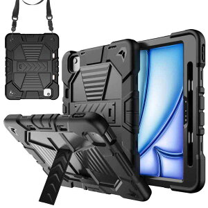 �^�u���b�g�P�[�X iPad Air6 M2 3666cm �ϏՌ� �V���R�� �X�^���h�@�\ �y�����[ �� �u���b�N �����h�~ ���@�\ �V���v��