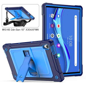 �^�u���b�g�P�[�X Lenovo Tab M10 HD 2nd Gen TB-X306X 3366cm �X�^���h�@�\�t�� �r�W�l�X �X�^�C�� �ی�P�[�X �ϏՌ� �u���b�N ���ח� ���[�Y�S�[���h ���� ��