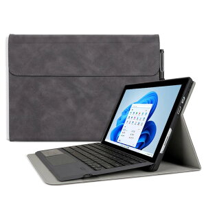 �^�u���b�g�P�[�X Surface Pro 8 ���U�[�P�[�X �T�[�t�F�X�v�� �J�o�[ �X�^���h�@�\�t�� 13�C���` ���h�~ �Ռ��z�� �S�ʕی� �����h�~ �u���b�N �O���[ �u���E�� �u���[