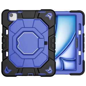 iPad 11�C���` air6 M2 �P�[�X �J�o�[ �X�^���h�@�\�t�� �ϏՌ� �����h�~ ���@�\ �V���R�� PC�f�� �Ռ��z�� ��]�Օt�� �u���b�N �l�C�r�[ ���b�h �s���N �p�[�v�� �O���[�� �I�����W3