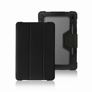 �^�u���b�g�P�[�X Tab S7 plus Tab S8 plus PU���U�[ TPU PC ���C�z�� �X�^���h�@�\ �ϏՌ� �w��h�~ ���h�~ �r�W�l�X �V���v�� �u���b�N