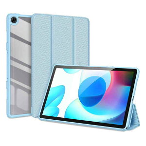 �^�u���b�g�P�[�X OPPO Realme Pad �A�N���� �O�܂� �I�[�g�X���[�v �X�^���h�@�\ �ϏՌ� �u���b�N �u���[ TPE �V���v�� �����h�~3