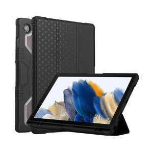 �^�u���b�g�P�[�X Galaxy Tab A8 105�C���` �X�^���h�@�\�t�� �ϏՌ� ���h�~ TPU+PC+PU�f�� �����h�~ �S�ʕی� �r�W�l�X �V���v�� �u���b�N �O���[ �_�[�N�u���[