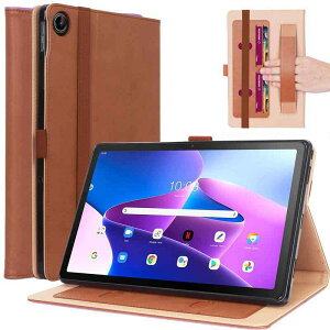 �^�u���b�g�P�[�X Lenovo Tab M10 Plus 3rd Gen 106�C���` �X�^���h�@�\�t�� PU���U�[ �蒠�^ �V���v�� �r�W�l�X �� �� �� �� �� ���[�Y�S�[���h