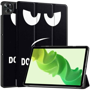 �^�u���b�g�P�[�X Realme pad 2 �p �O�܂�X�^���h ���^ �ϏՌ� �ی�P�[�X �􉽊w�͗l �o�^�t���C ��� �L